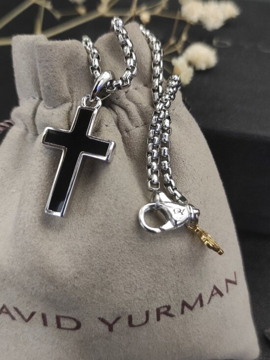 David Yurman Jewelry - David Yurman 925 Silver Necklaces with Original Pouch